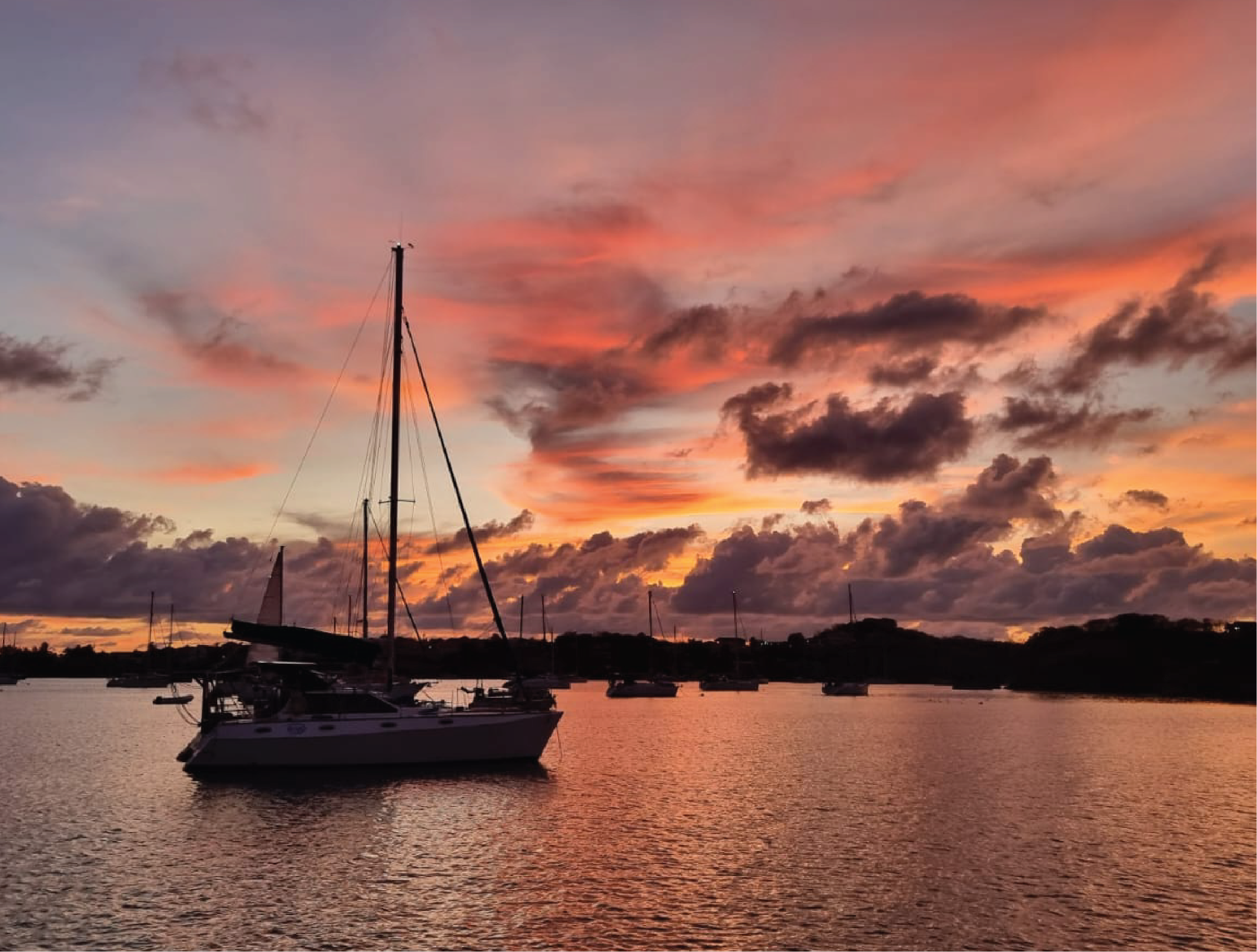 Relaxing during a Grenadines sailing holiday